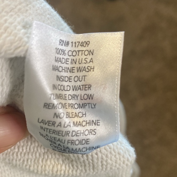 Frank & Eileen Tee Lab Asymmetrical Tan Sweatshirt S - Picture 5 of 10